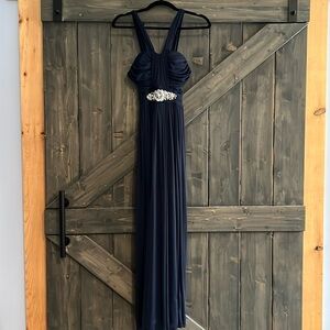 Navy Evening Gown